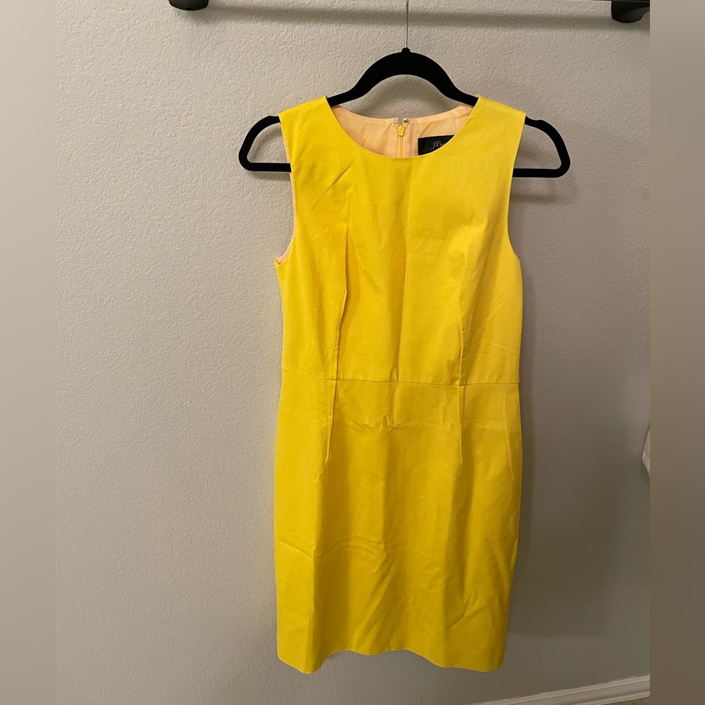 J. Crew Vibrant Yellow Mini Dress